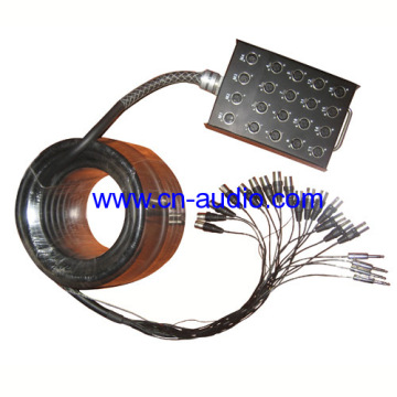 20 Channel Box Snake Cable W/ 1/4" Balanced Return 