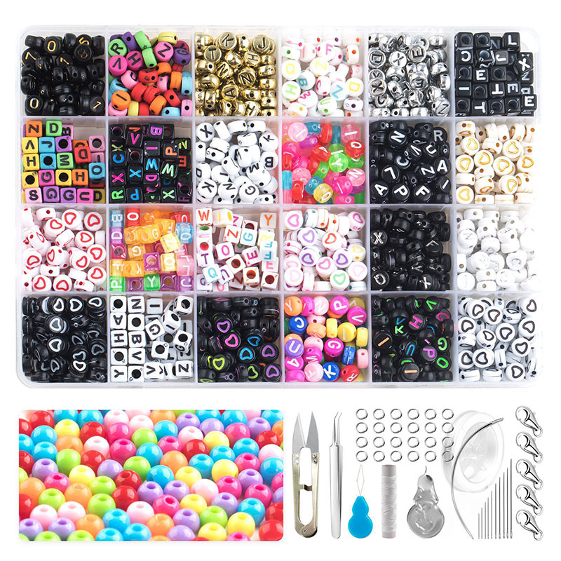 Professional alphabet bracelet beads jewelry making kit