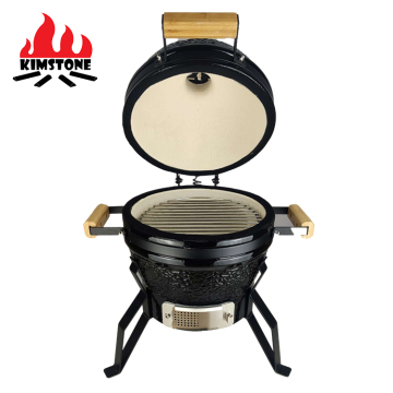 Heavy Duty Outdoor Portable BBQ Grill Charcoal Smoker με θερμόμετρο για κάμπινγκ