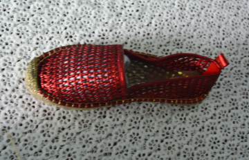 delicate knitted c asual lady shoes breathable braid casual shoes