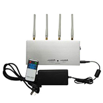 Four Band CDMA, GSM, DCS, PHS, 3G Signal Breaker Powerfull Remote Mobile Phone Signal Jammer