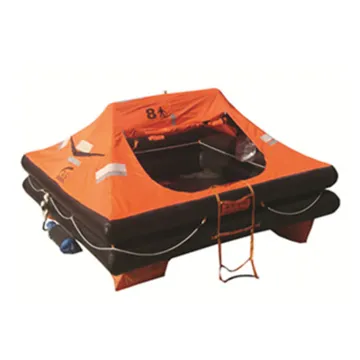 Drop and Inflatable Yacht Liferaft for 8 People with Container/Valise Bag - ISO9650 Compliant