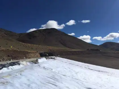 Road construction pp geotextile