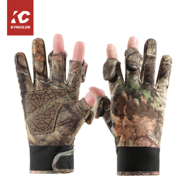 Camouflage Anti-Slip Touch Screen Resistant Safety Gloves for Hunting and Shooting