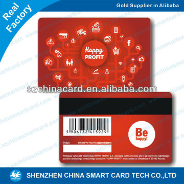 magnetic stripe plastic pvc hologram business cards