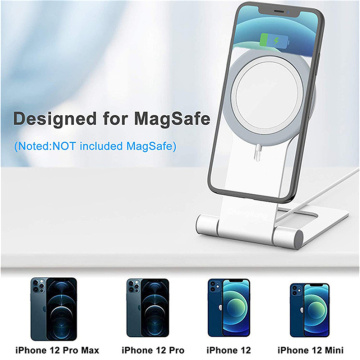 Supporto per telefono con caricabatterie magnetico senza fili per iPhone 12