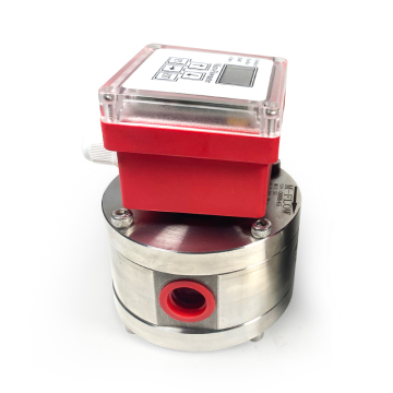 Digital integrierter Durchflussmesser für Flüssigkeiten mit hoher Viskosität G0.1Y 0,02-8L/min SS316L/Al Mikroflussmessgerät