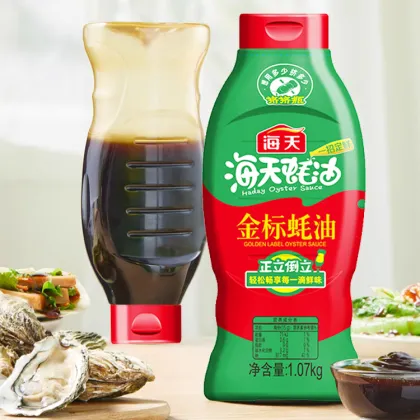 Golden Label Oyster Sauce - Halal Certified, BPA-Free, Fish-Shaped Bottle