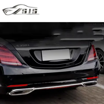 S-Class W222 Rear Bumper Decorative Strip for S320 S350 S450 S500 S560 (2018-2020)