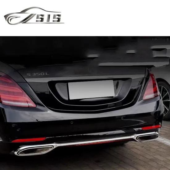 S-Class W222 Rear Bumper Decorative Strip for S320 S350 S450 S500 S560 (2018-2020)