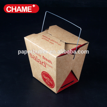 Disposable take away paper noodle box