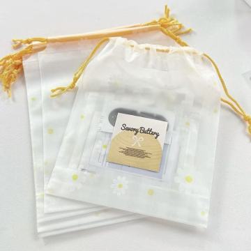 Sac à cordon PE semi-transparent