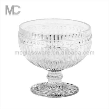Gorgeous Clear Ice Cream Glass Cup