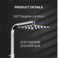 Chrome Shower Set Hot Sale Square Thermostatic Brass Shower Set Supplier