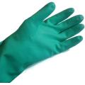 Зеленые химические перчатки Nitirle
