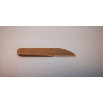 Biodegradable rice husk knife