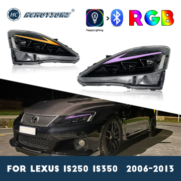 HCMOTIONZ 2006-2013 Lexus IS 250 350 F RGB LED Headlights