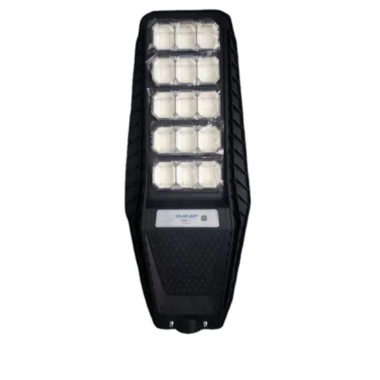 150SQM 300W Solar Street Light with Radar Sensor, Optical Sensor & Remote Control for Outdoor Garden Path Lighting