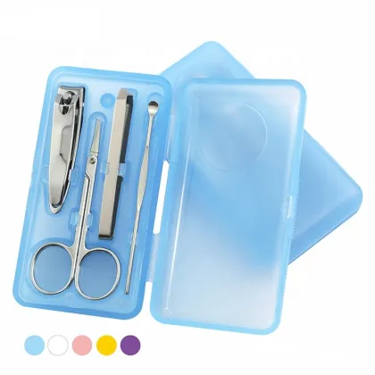 Nail Care Personal Manicure Pedicure Set & Travel Grooming Kit Tools