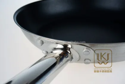 Stainless steel frying pan