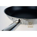 Stainless steel frying pan