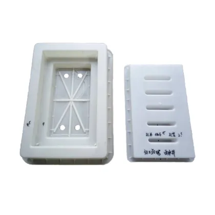 White Plastic Moulds Factory Outlet: Customizable Rainwater Well Drainage Cubes
