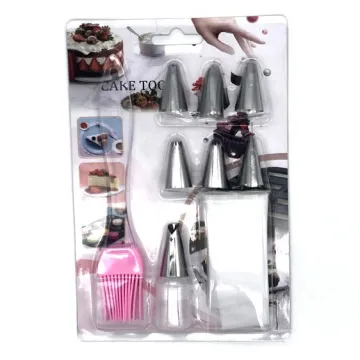 Wholesale 10Pcs Kitchen Accessories Stainless Steel Cake Piping Tips Sets