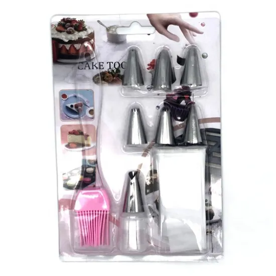 Wholesale 10Pcs Kitchen Accessories Stainless Steel Cake Piping Tips Sets