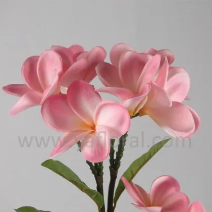 Artificial wall flower arrangement PU plumeria flower for home decorations