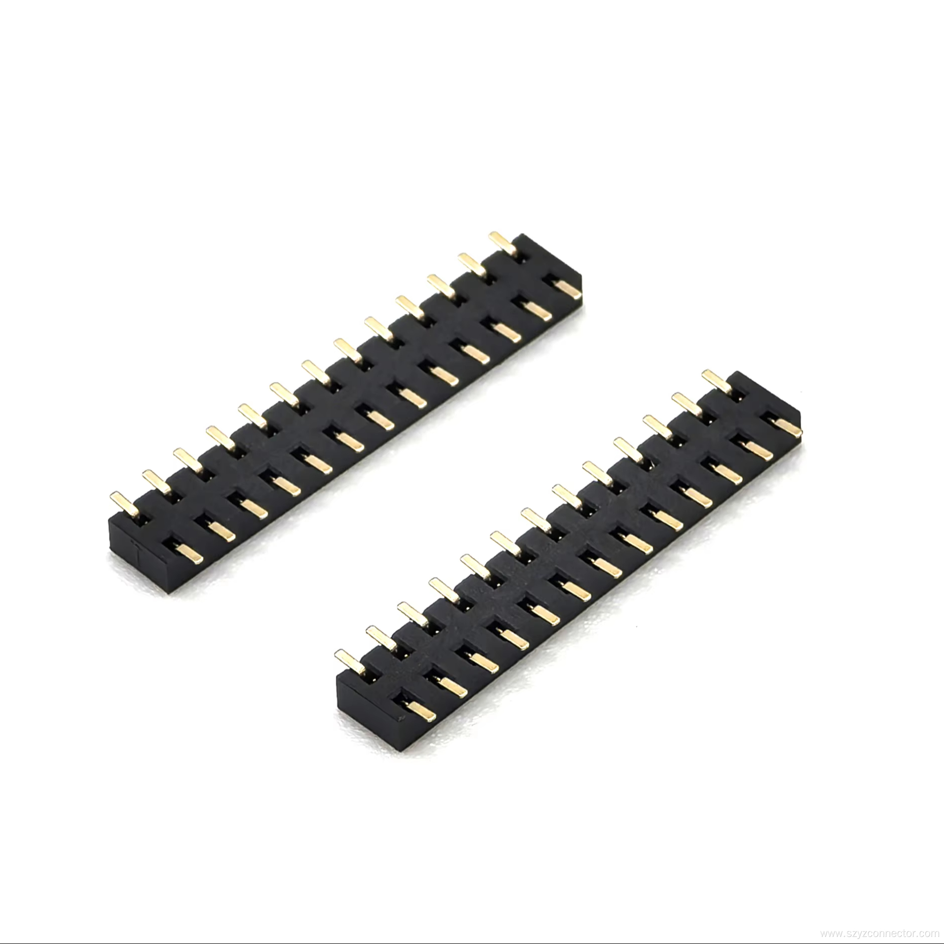 2.0mm Pitch Female header Connector Dual Row Bottom Upper Side Entry SMT H2.7mm 2*13P