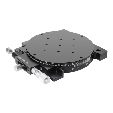 Etapă rotativă manuală din aliaj de aluminiu de înaltă precizie 125 mm