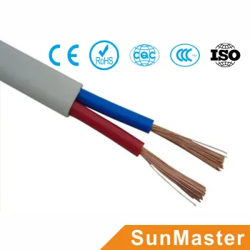 solar cable double core sheathed wire soft core RVV2*1.5mm square gb copper core