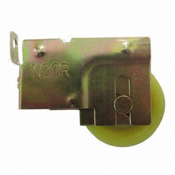 Sliding door roller, iron shelf and nylon wheel