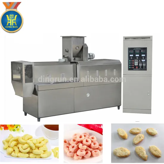 crispy caramel corn puff snack machine