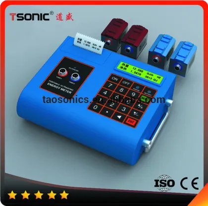 Dalian factory price portable type ultrasonic clamp on water flow meters