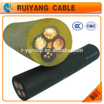 Light model rubber sheath flexible cable