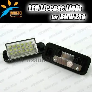 18 smd 3528 LED license plate light replacement for BMW E36(1992-1998)