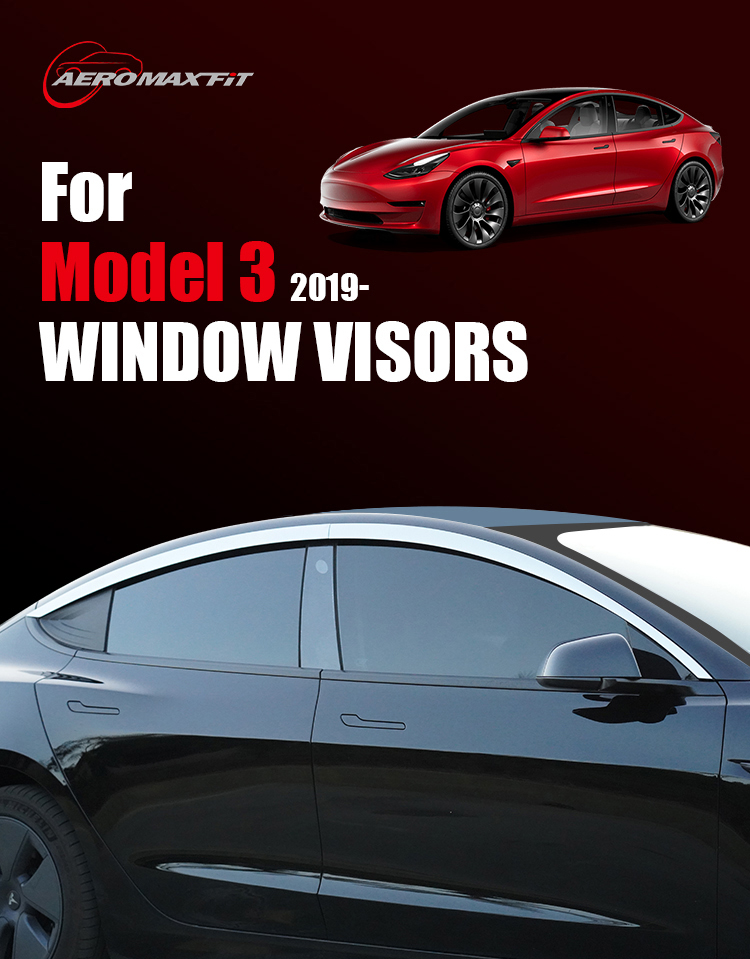 1_01Tesla model 3 window visor