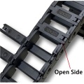 Machine-outil de renforcement mécanique câble chaîne de remorquage en nylon pont silencieux pont ouvrir la chaîne de câble de traînée