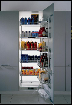 Muscle Pulls Basket Tall Pantry (Br P-1231)