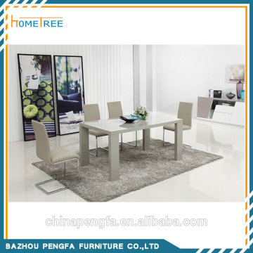 2015 fashion style pure color wooden dining table