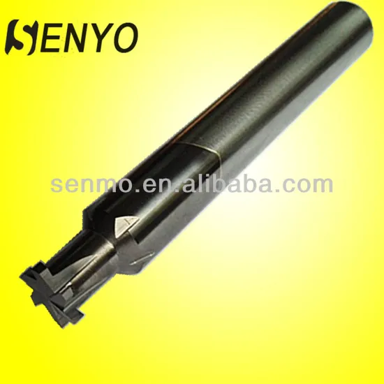 Tungsten carbide T-slot milling tools cutter 8 cuts for CNC