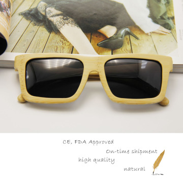 2017 Latest Design Good Quality Wholesale Bamboo Sunglasses