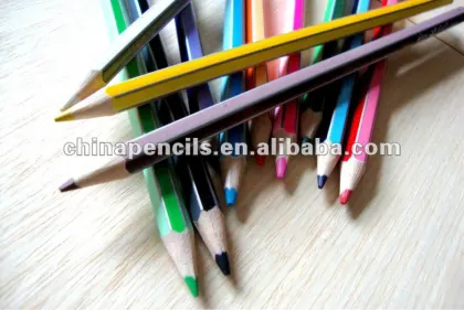 7inch High-quality Stripped Color Pencil