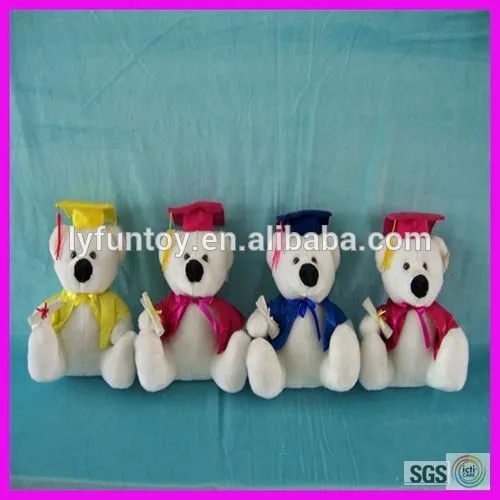 graduation gift cute bear plush toy,stuffed plush toy