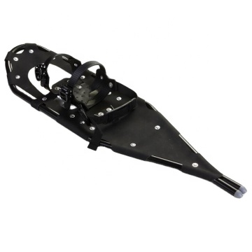 Black Aluminium Frame Plastic Snowshoes - Customizable Winter Sports Equipment for Adults