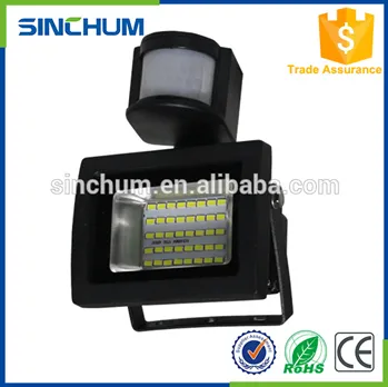 ip65 waterproof smd 20w pir led flood light