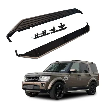 Aluminium Black Nerf Bars for LAND ROVER Discovery III IV