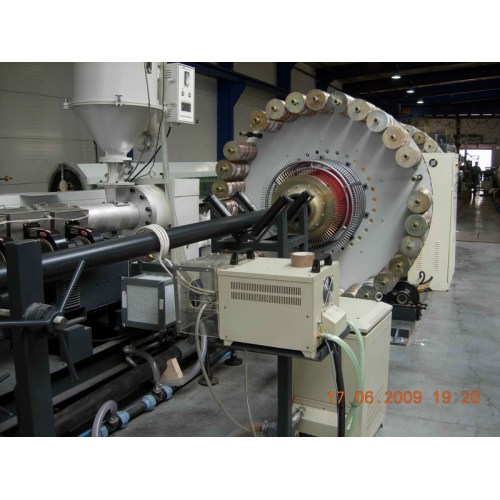 16-1200MM steel wire spiral composite pipe extrusion line