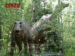 Outdoor Playground Dinosaur---Edmontosaurus